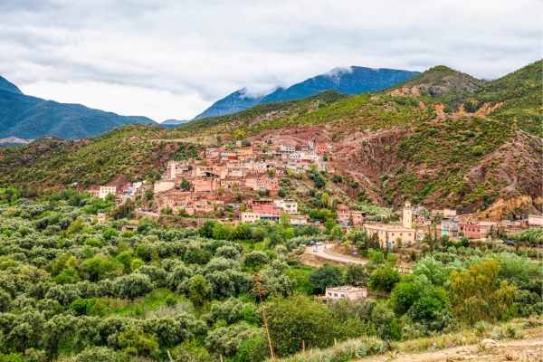 Book an Ourika Valley day trip from Marrakech and discover Berber villages, Setti Fatma waterfalls, scenic Atlas Mountains landscapes, rivers